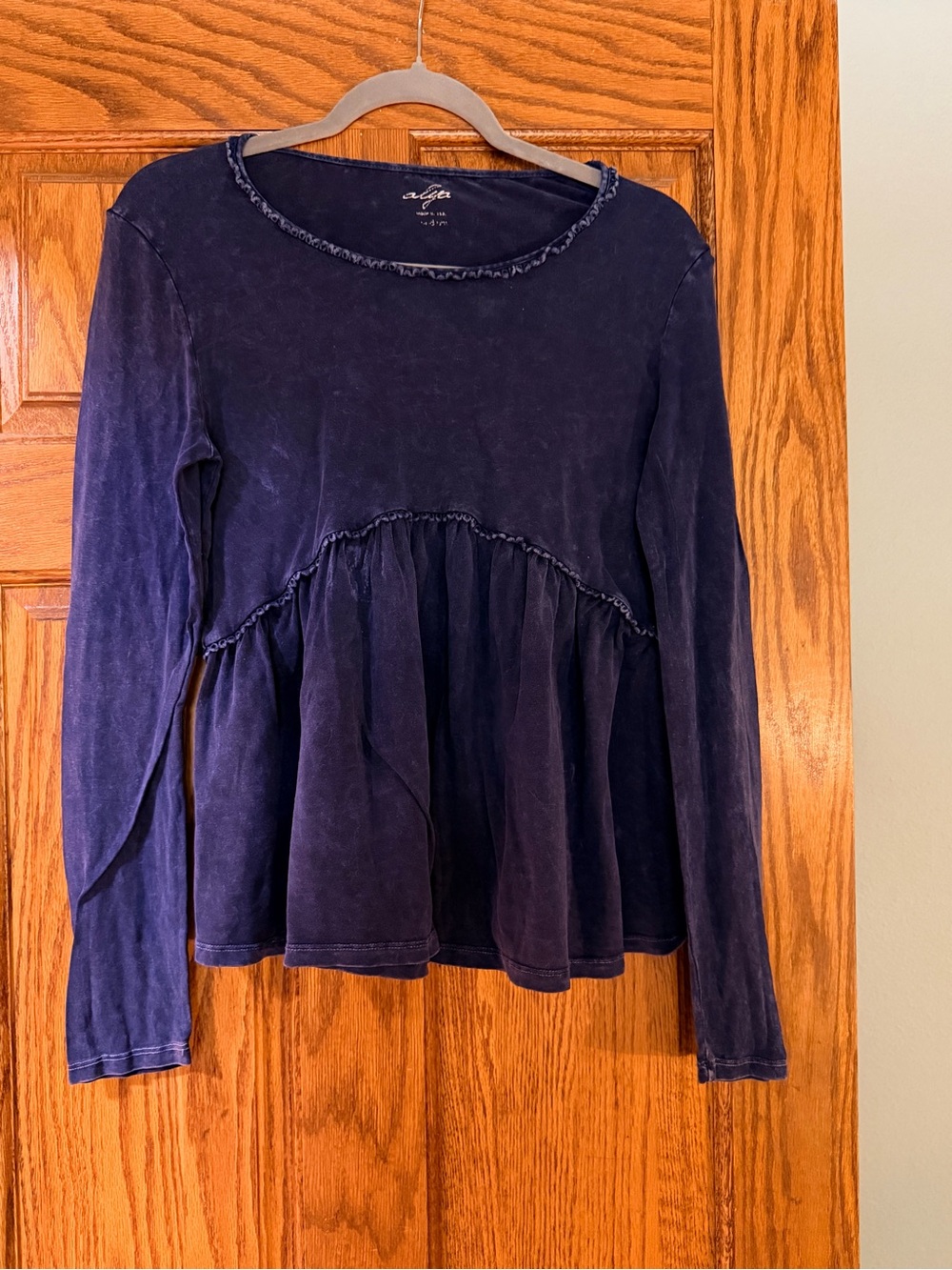 Long-Sleeve Top - Dark Blue